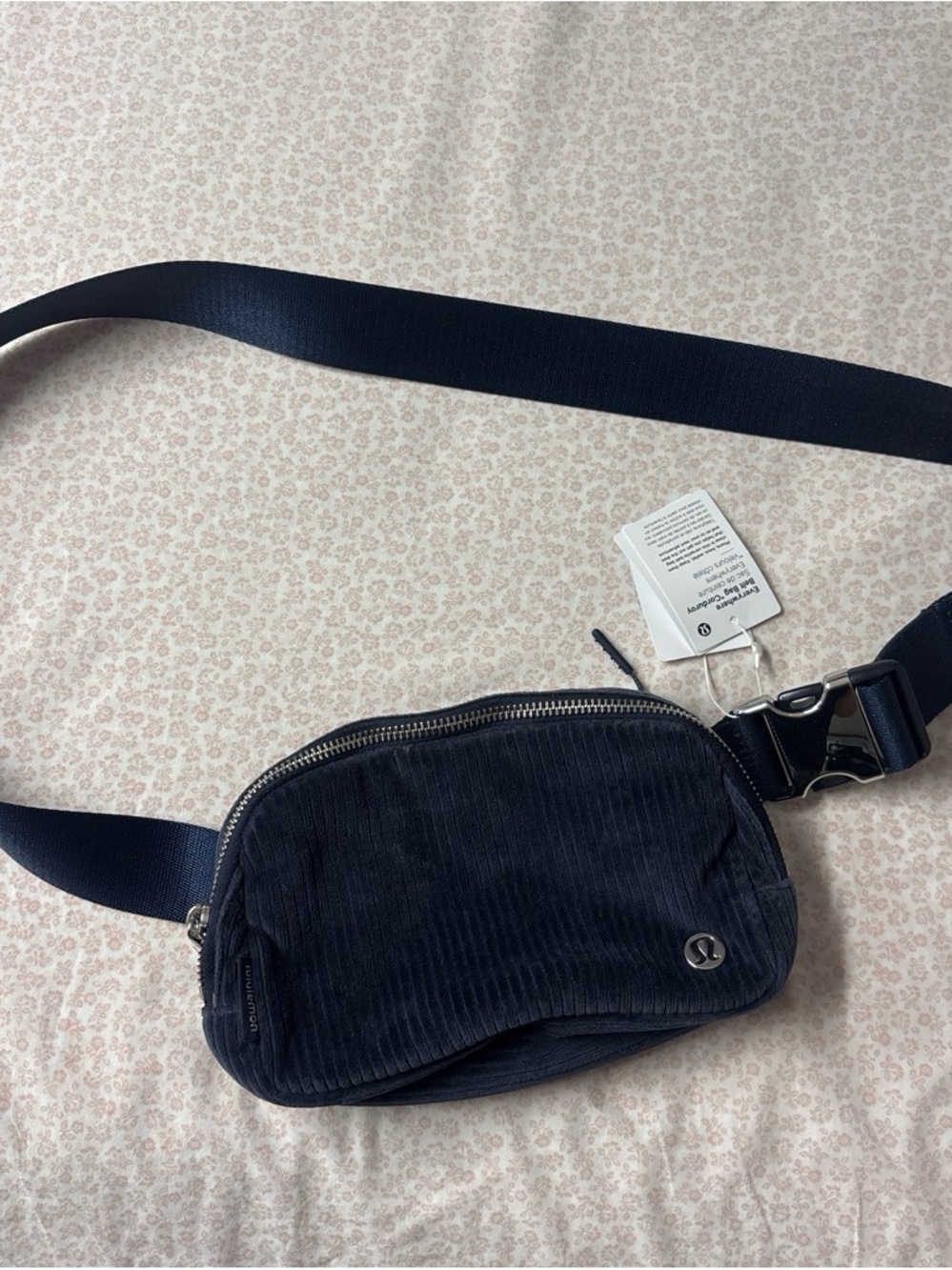 lululemon athletica Navy Corduroy belt bag 1L